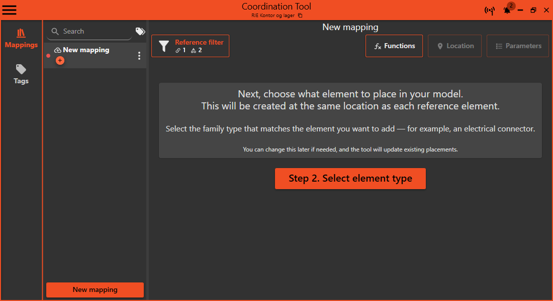 Getting started step 2